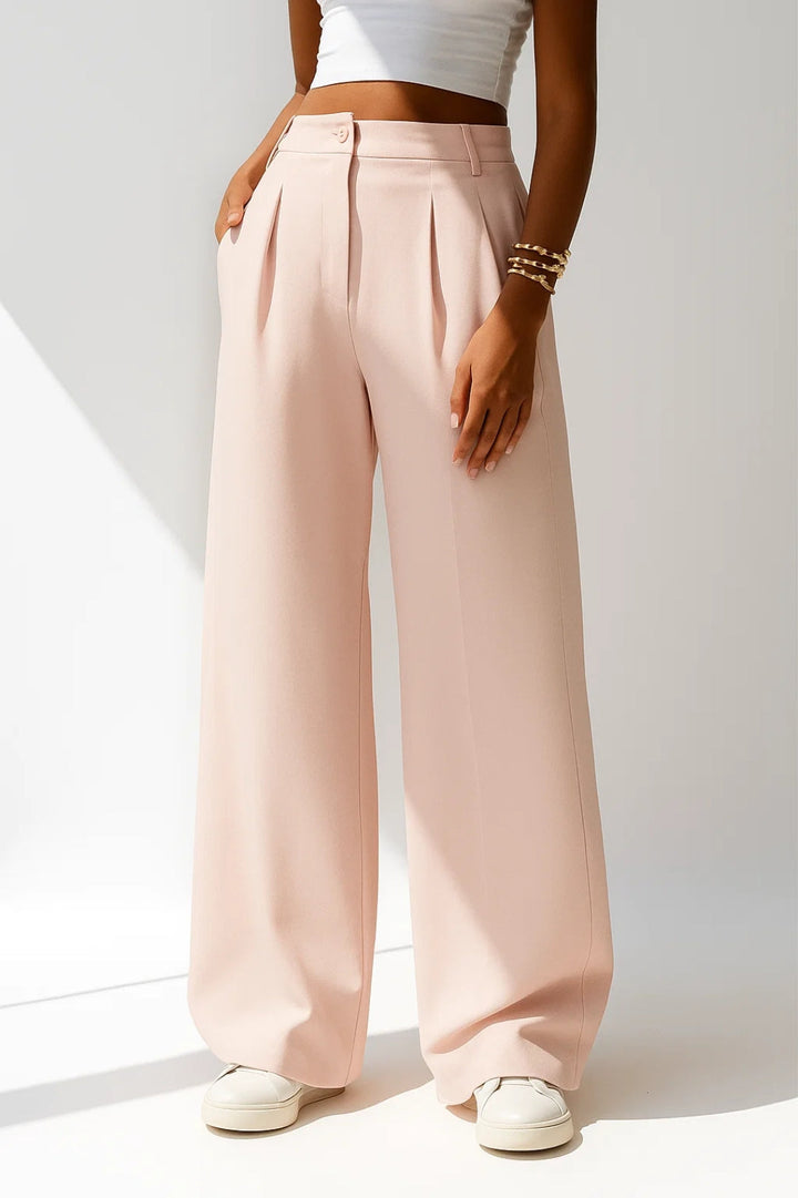 Bonnie | High Waisted Wide Leg Trousers