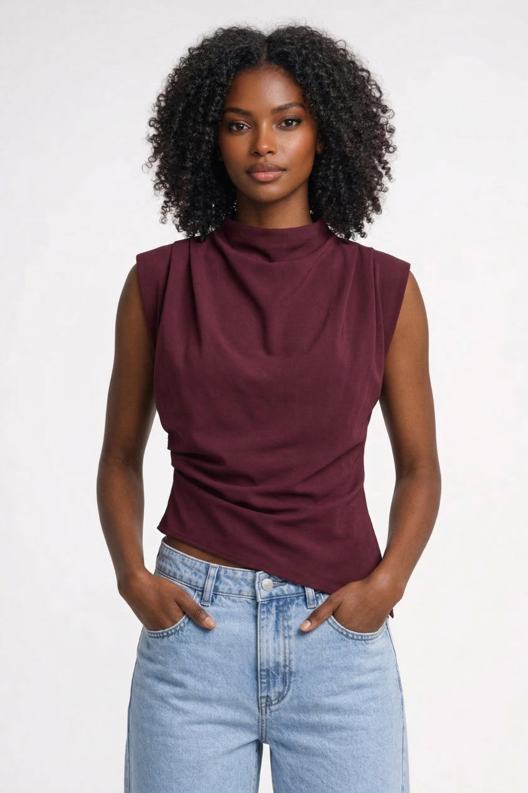 Grace | Draped Asymmetric Top