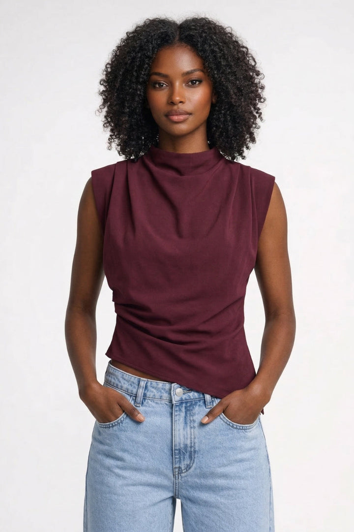 Grace | Draped Asymmetric Top