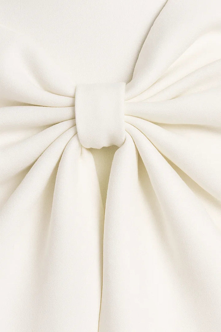 Grace | Mini Wedding Dress with Bow Back