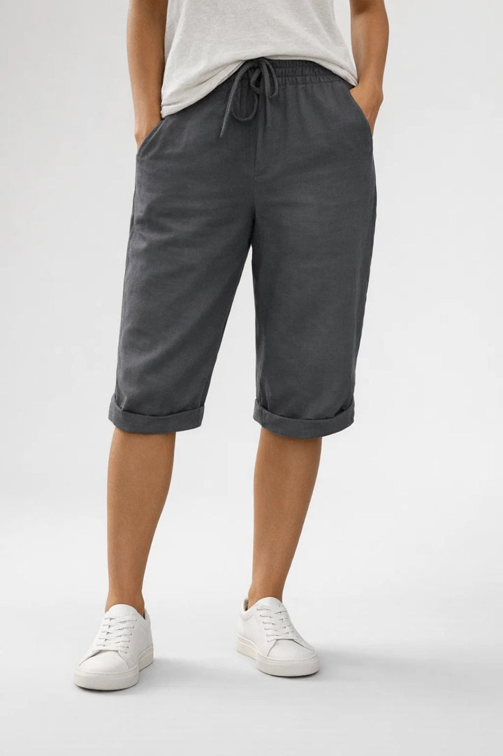 Mia | Linen Capri Trousers