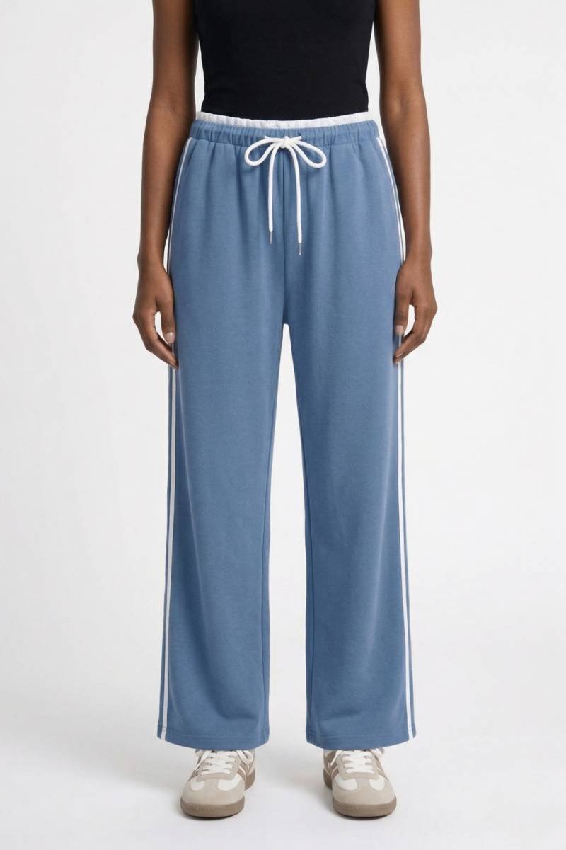 Sienna | Side Stripe Wide Leg Joggers